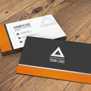 Usando Mockup Para Apresentação de Cartão de Visita